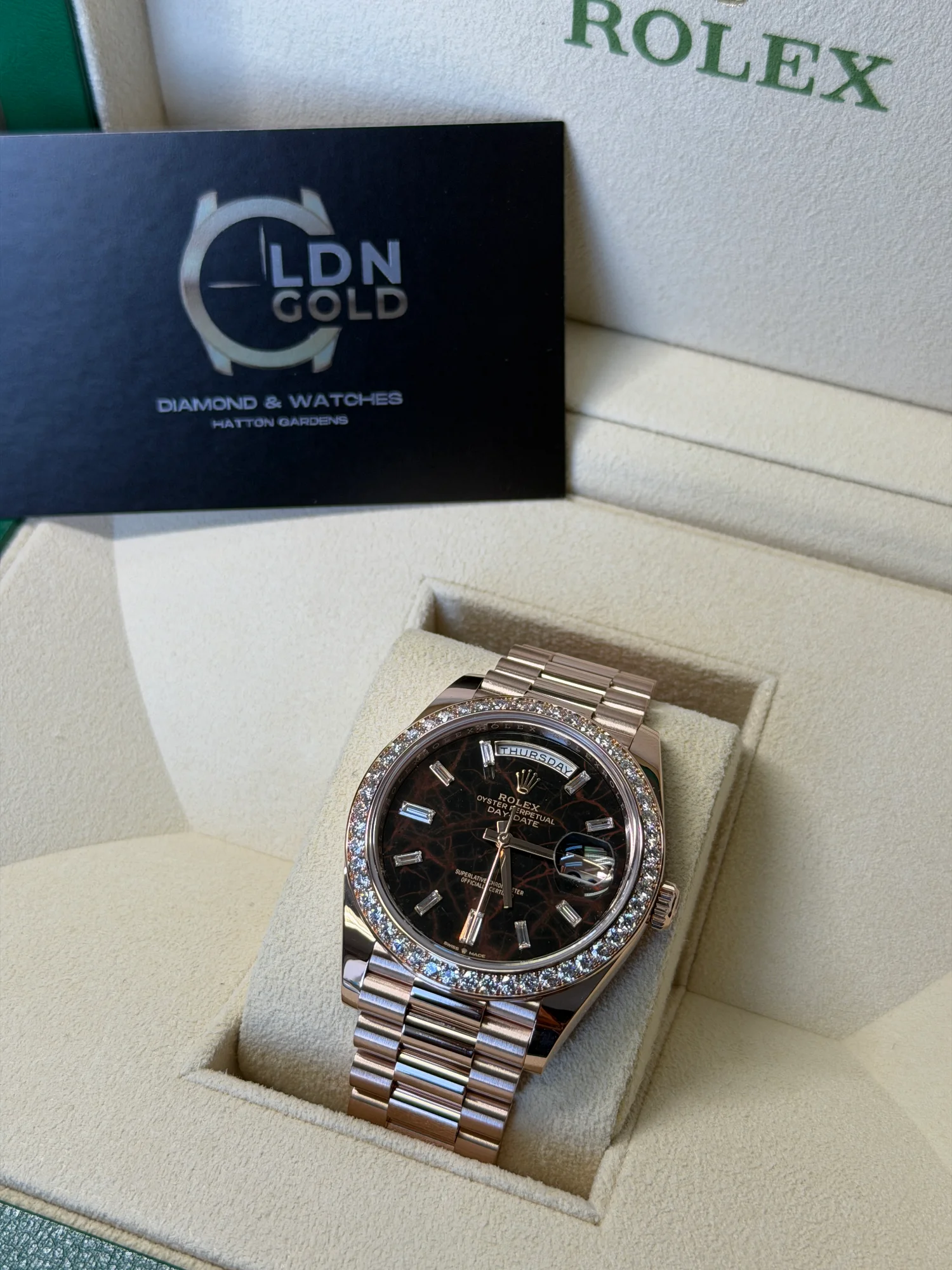 London Gold watch — front
